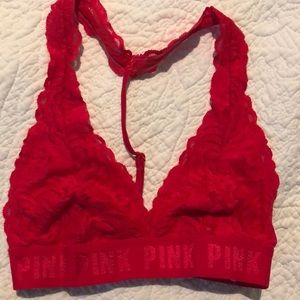 victoria secret/pink red bralette